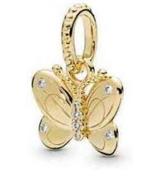 Colgante Pandora Mariposa Oro Circonitas